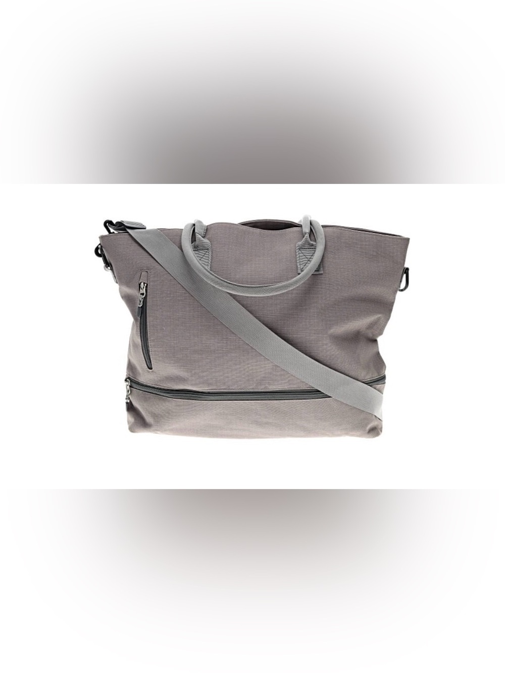 L.L. Bean Gray Women's Duffel Bag with Crossbody Strap